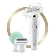 Braun Silk-epil 9 SES9020 Wet & Dry Epilator with 6 extras incl. deep massage