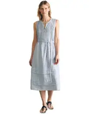 [Faherty] Isha Midi Dress in Blue