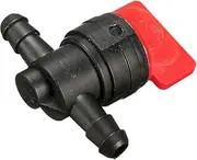1/4" Inline Fuel Cut Off Valve Straight Gas Valve and 90 Degree Fuel Shut Off Valve, Fuel Tap Easy Installation Fuel on Off Fuel Tap Switch for Lawnmower with Motorcycle