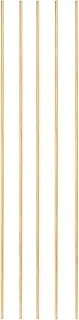 uxcell 5 Pcs Brass Round Rod, 1.5mm x 6" Lathe Bar Stock H62 Brass Round Stock for DIY Craft Making Hardware Novelty Model Car Plane Boat Ship, Copper