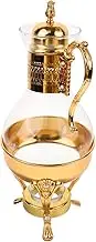 Alipis 1 Set Vintage Serving Glass Teapot Decorative Coffee Pot for Afternoon Tea Elegant Middle Eastern Design Luxurious Glass and Materials