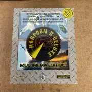 Harpoon II Deluxe Multimedia Edition Big Box PC Game IBM CD-ROM