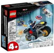 NEW SEALED Lego Super Heroes Captain America and Hydra Face-Off Set 76189