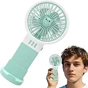 Hand Held Fans Foldable,Cute Small Powerful Lightweight Travel Fan - Multi-functional Outdoor Cooling Device For Offices Workspaces Beach Trips Camping Commuting