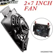 2Pcs 12V Fit For Universal 7" Pull Push Electric Engine Slim Oil Cooling Fan (for: Alfa Romeo)