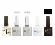 Gellaka 5-Piece Essential Gel Manicure Set with 1 Color - Goth