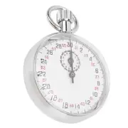 Mechanical Stopwatch Round Sports Chronograph Running Timer Physics Tool New