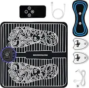 Electric Foot Massagers | Foot Stimulator Electric Foot Massager | Adjustable Intensity, Muscle Relaxation Feet Massage Machine, Claves Massage Pad EMS Massager