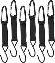JOINPAYA Outdoor Backpack Hook Set Aluminum Buckle Nylon Strap Mountaineering Carabiner Clip Climbing Buckle Clip for Hiking