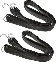 TEMPNAP 2pcs Elastic Bike Luggage Strap Motorcycle Cargo Strap Durable Tie-Down Belt for Securing Luggage Heavy Duty Hooks for Bikes Motorcycles