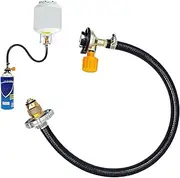 Grill Cylinder Adapter: Quick Connect Propane Fitting | High Pressure Propane Connector, Propane Tank Refill Hose, Pre High Connector Extension