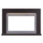 Ruby Electric Fireplace Heater Espresso Oak Mantel