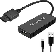 N64 to HDMI Converter Adapter Cable Compatible with Nintendo 64 & SNES 1080/720P Plug and Play ELASO