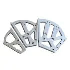 Pair Shoes Cabinet Hinges Frame Fittings Stainless Steel Furniture Hinge