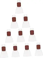 Hoement Plastic Reed Set 10 Pcs Supply Kit Pure Round Surface for Students Pros