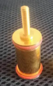 NEW 24K GOLD PLATED TITANIUM FLUTE HEADJOINT PERMANENT HEAD STOPPER PLUG CORK