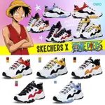 《阿媚韓購》SKECHERS D'LITES 3.0熊貓鞋ONE PIECE航海王/海賊王聯名款 記憶鞋墊 厚底增高男