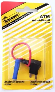 Bussmann HHH ATM Add A Circuit Fuse Tap 2-10 Amp 32 Volt Automotive & Marine