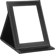 Bathroom Vanity Mirror Makeup Mirror Vanity Mirror Foldable Vanity Mirror Portable Mirror Foldable Mirror Table Top Bedroom Dormitory Go Out with Vanity Mirror Beauty Mirror(Medium)