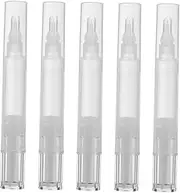 Healvian 3sets Bottled Tubes Refillable Lip Cups Stain Reusable Mini Lip Gloss Tubes Pencil Lip Gloss Tubes Tint Lids Hydrating Refillable Squeeze Tubes for Lip Gloss Liquids Pp 5pcs*3