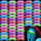64Pack LED Glasses 5 Colors Light Up Glasses,Glow In The Dark Party Supplies,...