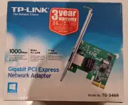 1 x TP Link TG3468 GIGABIT 10/100/1000 Mbps Network Card/Adapter