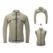 Lightweight Cycling Jacket Bicycle Wind Jacket Stretch Fabric With Zipper Pocket