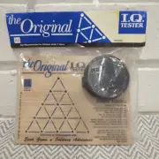 The Original IQ Tester Deluxe Edition USA Wood Brain Teaser Game 1976