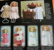 10p History 16-18" Jumeau or Kestner Doll Pattern - Morning Dress/Pinafore