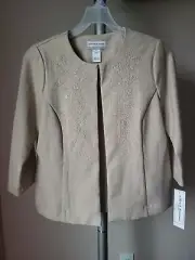Alfred Dunner Womens Jacket La Dolce Vita Size 8P New With Tags