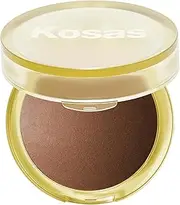Kosas Sun Show Glowy Warmth Baked Bronzer - Contouring Powder for Cheekbones, Nose & Jawline - Enriched with Concentrated Fatty Acids - Talc-Free, Vegan & Hypoallergenic - Paradise