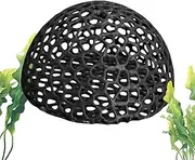 Fish Cave - Betta Habitat Tunnel,Realistic Hollow Fish Cave Stone for Shrimp Betta Reptile Vivarium Habitat Enhancement