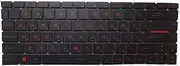 Laptop Backlit Keyboard Red Words for MSI GF63 8RC 8RD MS-16R1 Russian RU Black without Frame New