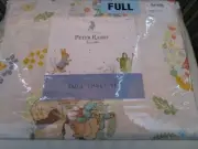 NEW PETER RABBIT BEATRIX POTTER FULL SHEET SET FLAT FITTED & 2 PILLOWCASES