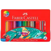 Faber-Castell Watercolour Pencils 48 Pack