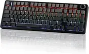 EPOMAKER X Aula F99 PRO Wireless Gaming Keyboard, Hot Swappable Custom Keyboard, 2.4GHz/Type-C/BT5.0 Mechanical Keyboard with 8000mAh Battery, RGB Backlit Gaming Keyboard (Black Gradient)