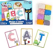 Educational Insights Pete The Cat Playfoam Shape & Learn Pete The Cat Groovin' Alphabet Set with 8 Playfoam Bricks, 13 Double-Sided Cards, Sensory Toy, Learn ABCs, Boys & Girls Ages 3+