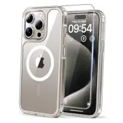 for iPhone 15 Pro Max Case, for iPhone 15 Pro Max 6.7" B-Magsafe Clear