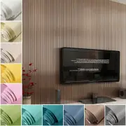 10M Luxury Modern Simple Stripe Embossed Flock Textured Non-woven Wallpaper Roll