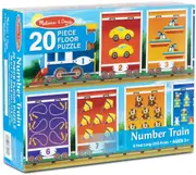 Melissa & Doug Number Train Floor Puzzle (20 Piece)