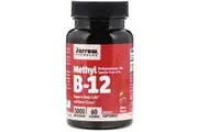 Jarrow Formulas, Vegan Methyl B-12, Maximum Strength, Cherry, 5,000 mcg, 60 Chewable Tablets