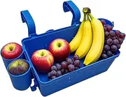 Poolside Storage Basket - Cup Holder Ground Pool Basket,Outdoor Organization for Outdoor Lounge Family Backyard Beach Picnic Swim Summer Camping Patio