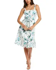 Donna Ricco Button Front Sundress