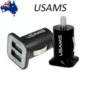 12V Dual USB Auto Car Cigarette Lighter Socket Charger Power Adapter