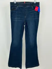 SPANX NWT Flare Jeans Midnight Blue Denim Wmn Sz XL Classic Boho Stretch Comfort
