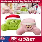 Christmas Grinch Toy Soft Stuffed Animal Plush Cushion Sofa Pillow Gifts Decor