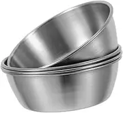 4pcs Korean Style Stainless Steel Rice Wine Bowls Appetizer Cups for Dipping Sauce Sushi Soy Sauce Dish Salad Dressing Server Snack Container Individual Condiment Bowls