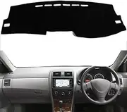 OYVDUAZB Fit for Toyota Corolla 2007-2012,Car Dashboard Cover,Black Dash Mat Dashboard Cover,Anti-Slip Dash Pad Protective Cover