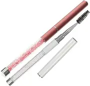 ASAKKURA 2pcs Eyelash Brush Set & Eyelash Extension Spoolies Mascara Brush & Eyebrow Spoolie for Professional Makeup Application