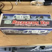 Hess Toy Truck Recreation Van with Dune Buggy and Motorcycle! Brand New 1998